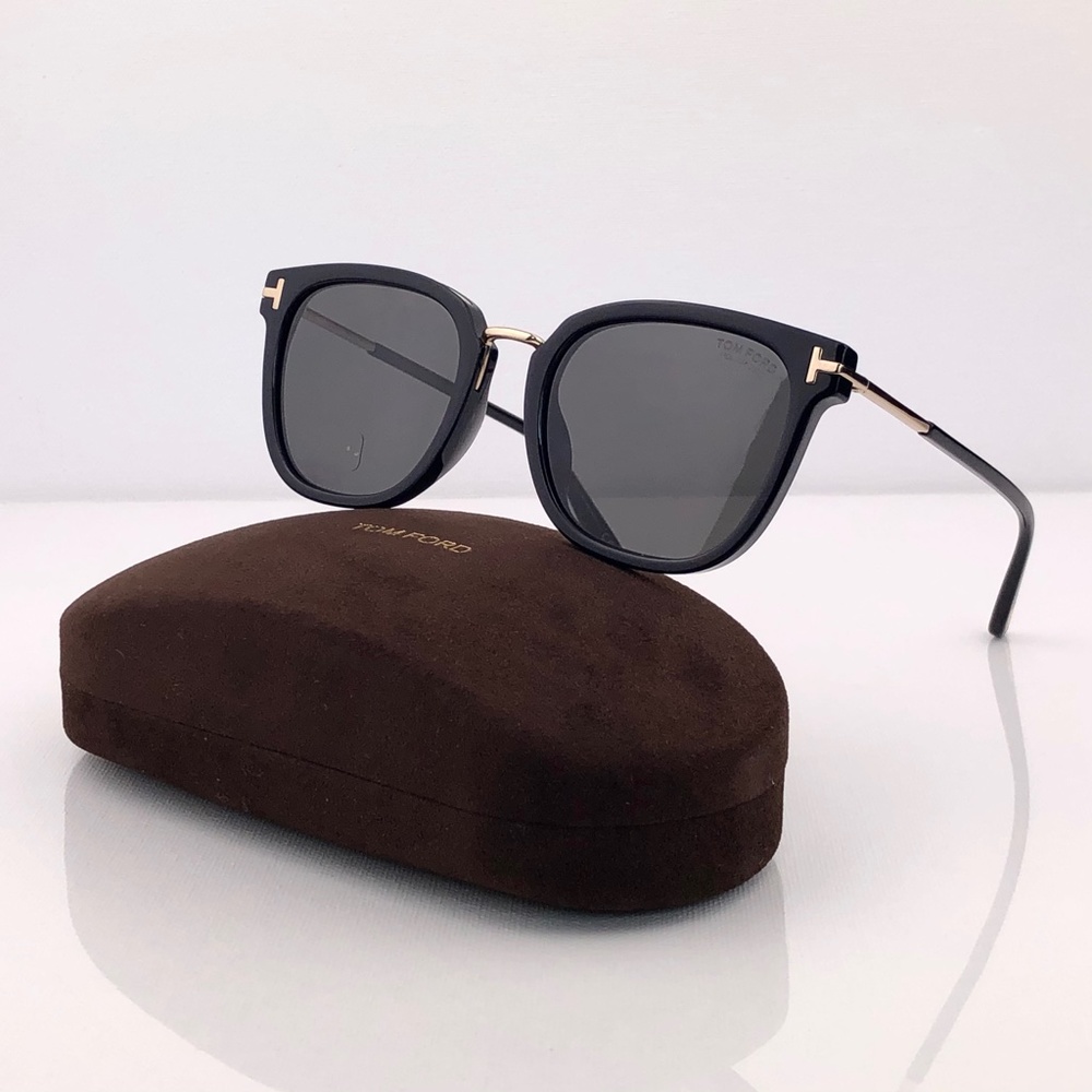 New TOM FORD Black Squared Sunglasses 804-K - Picture 3 of 15
